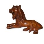 Hand Carved Sculptures Of Male Lion King