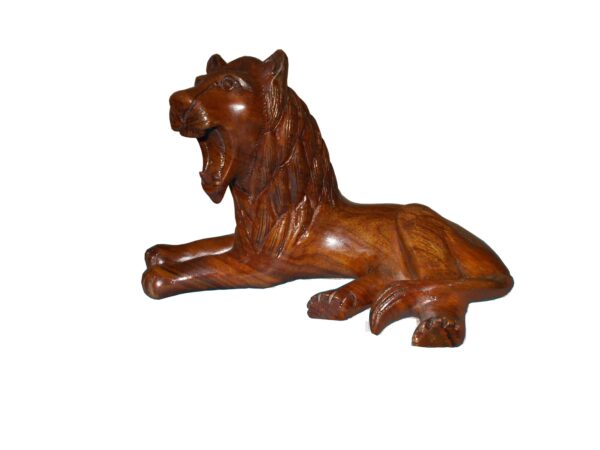 Hand Carved Sculptures Of Male Lion King