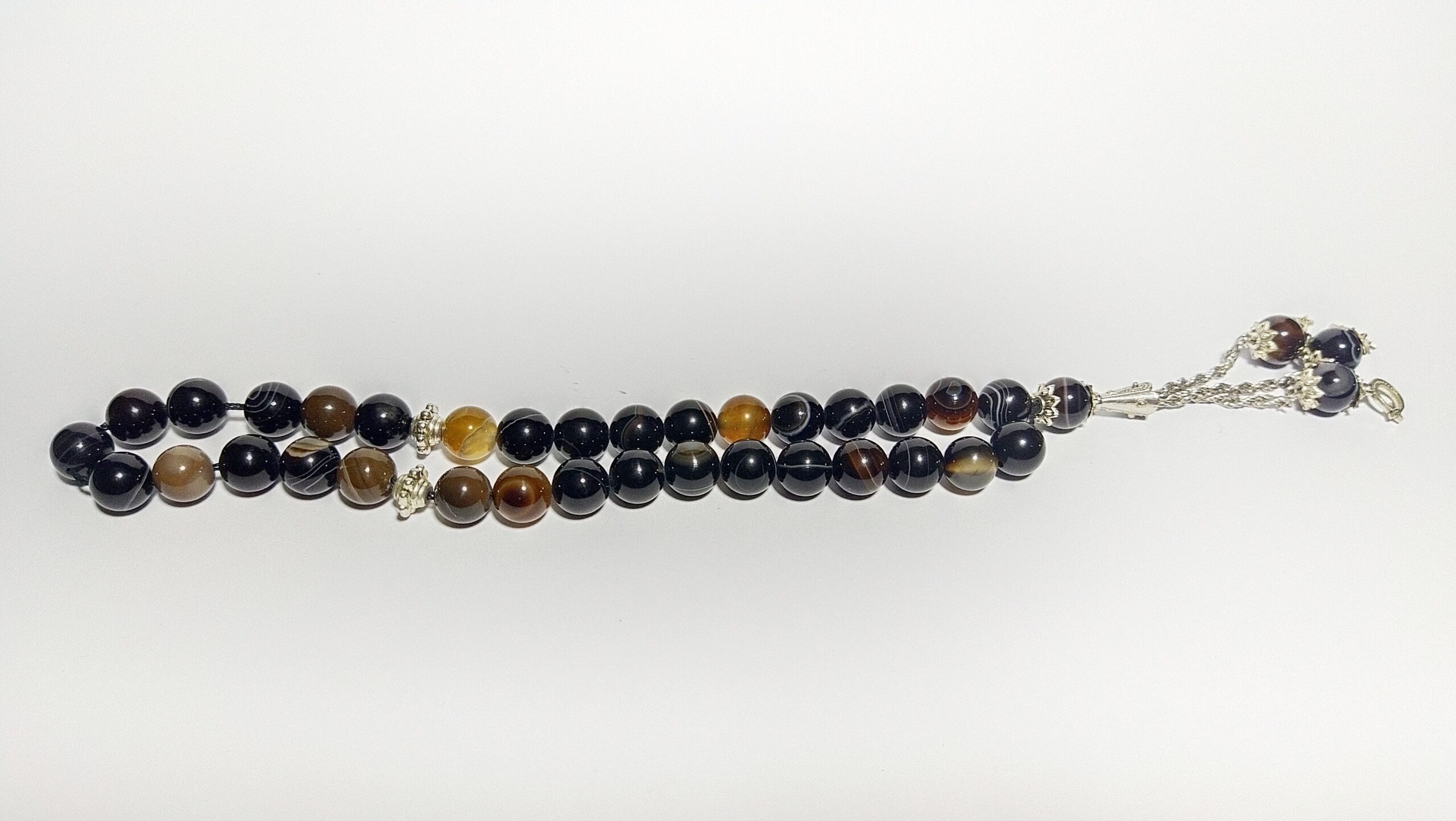 Sulaimani Aqeeq Tasbih Agate Misbaha Rosary | 33 Beads | Strong Thread ...