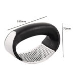 stainless steel garlic crusher
